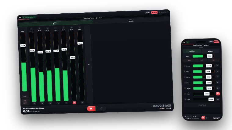 A1R PRO on desktop and phone
